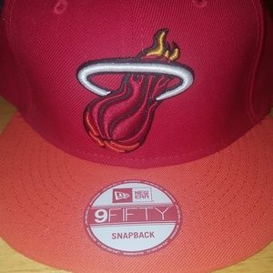 New Era Miami Heat Hardwood Classic Snapback hat
